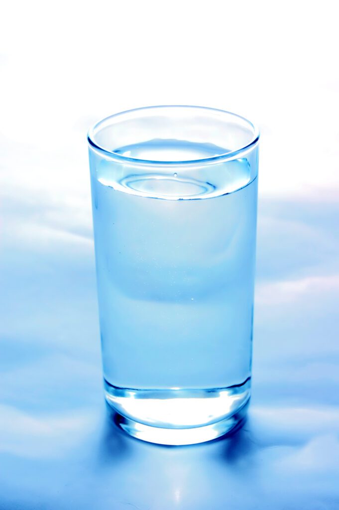 glass of water